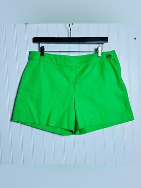 Lilly Pulitzer - Alessi Stretch Short in Cabana Green Size 10 Side Zipper